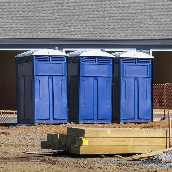 what is the maximum capacity for a single portable restroom in Ulysses New York